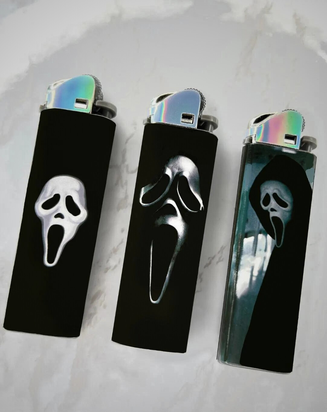 Ghost Face Lighter Set