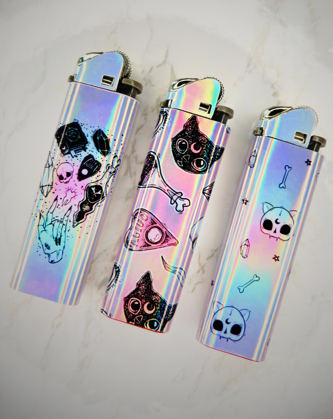 Pink Soft Goth Lighter Sets